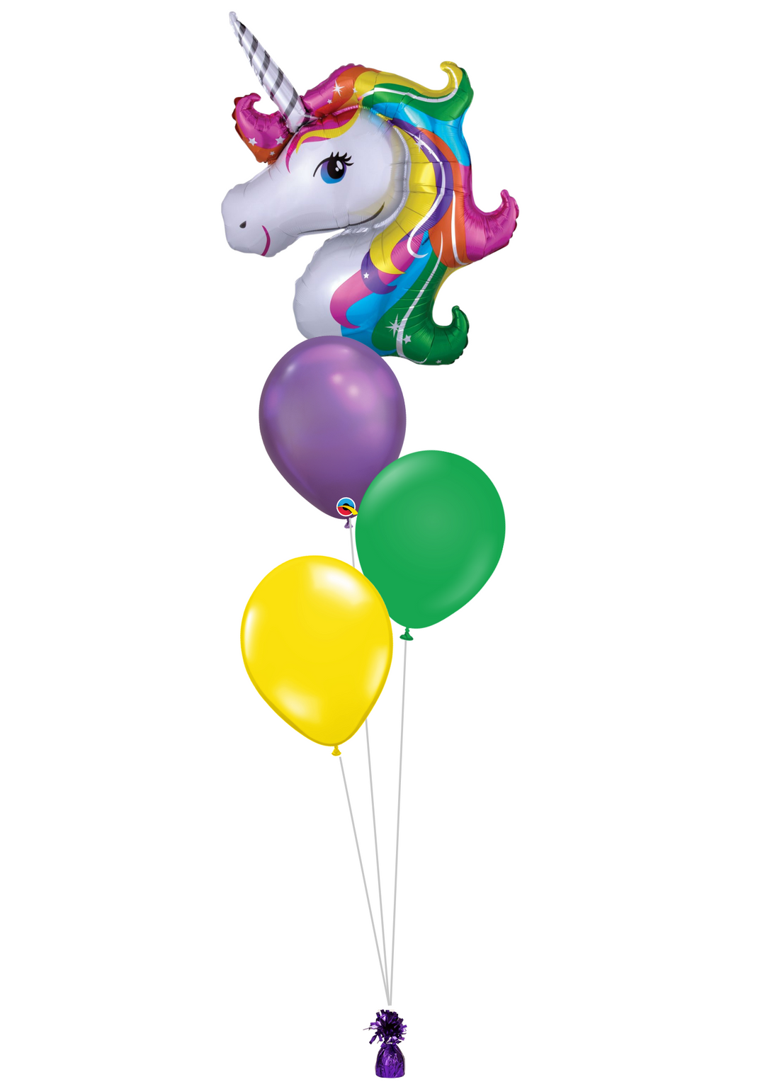 Rainbow Unicorn Balloons