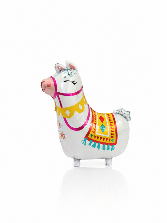 Walking Pet Llama Foil Balloon