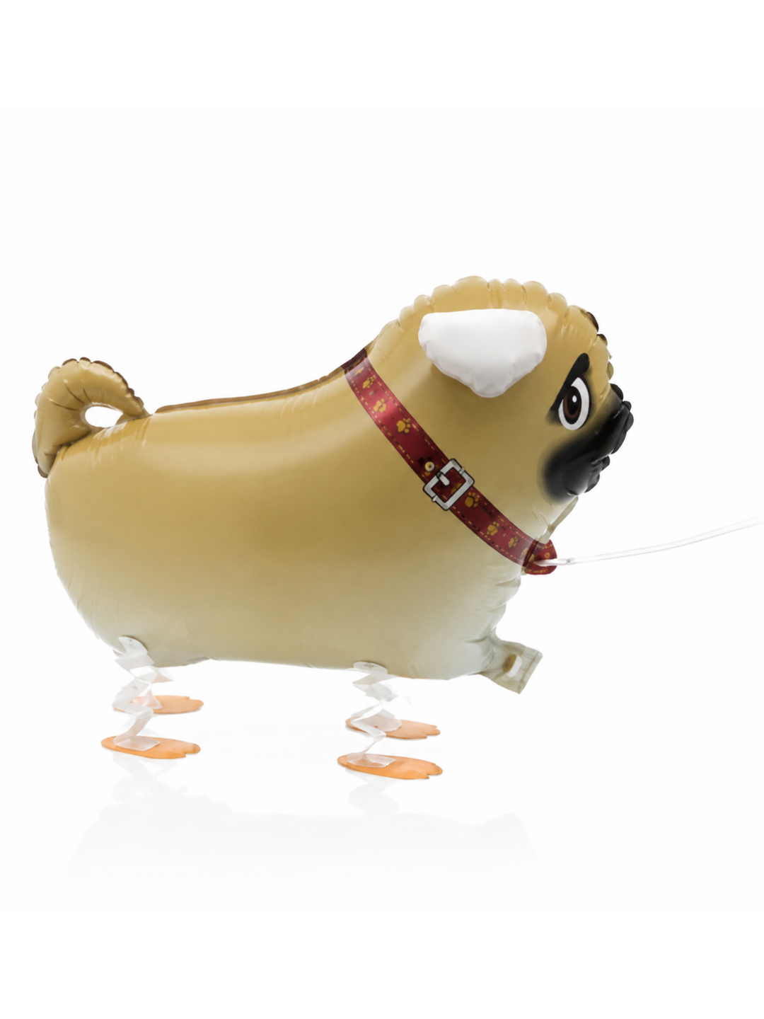 Walking Pet Pug Foil Balloon