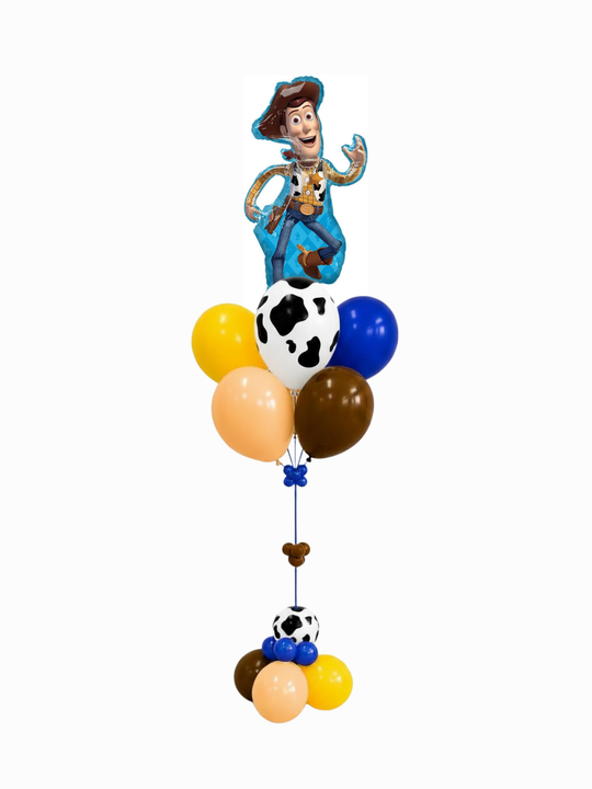Woody from toy story balloon bouquet