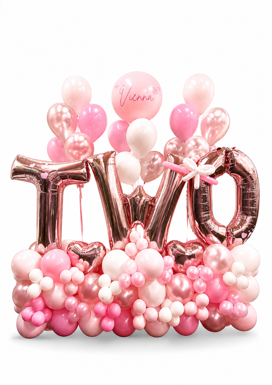 TWO Birthday Balloon Package