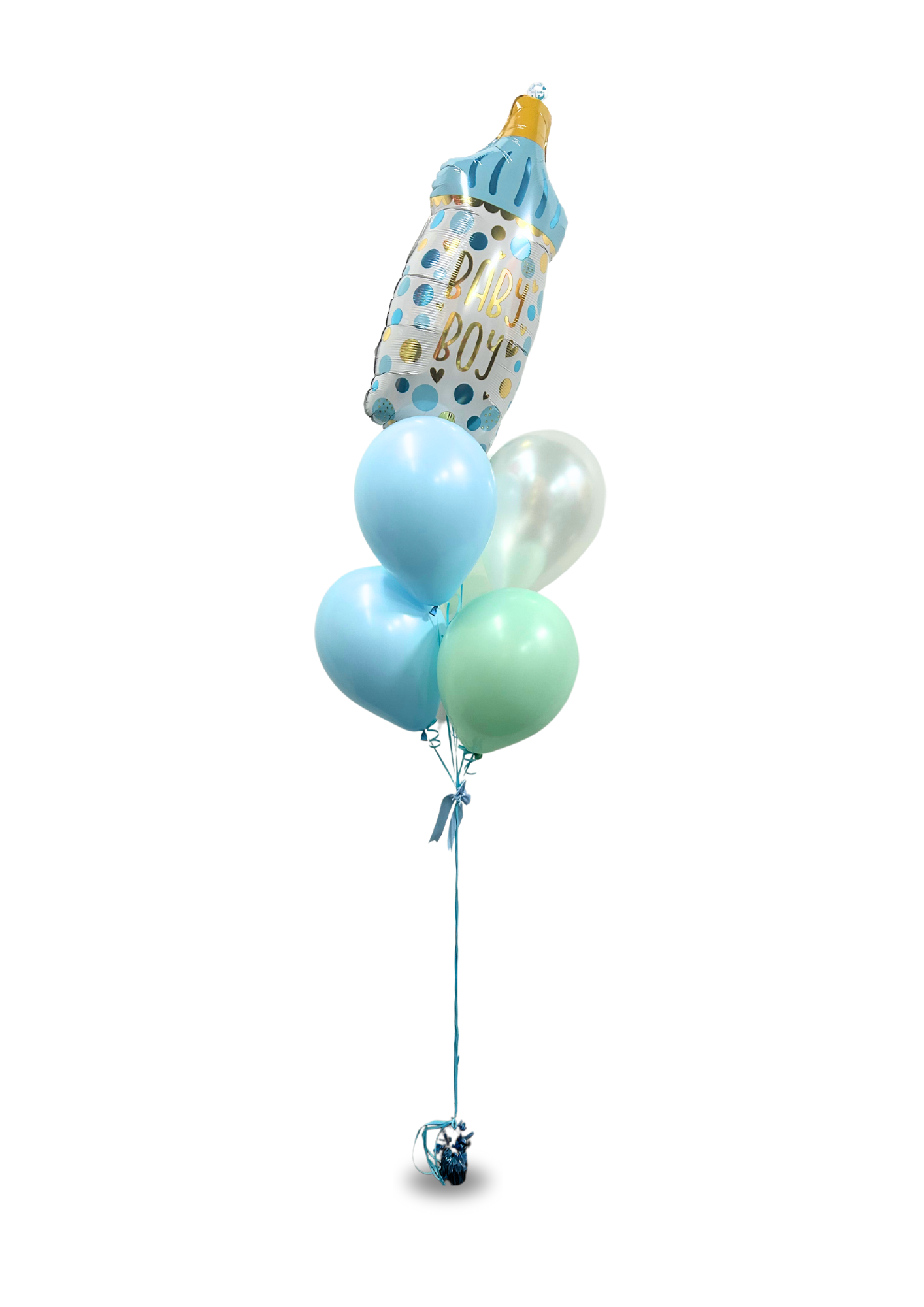BABY BOY BOTTLE BOUQUET