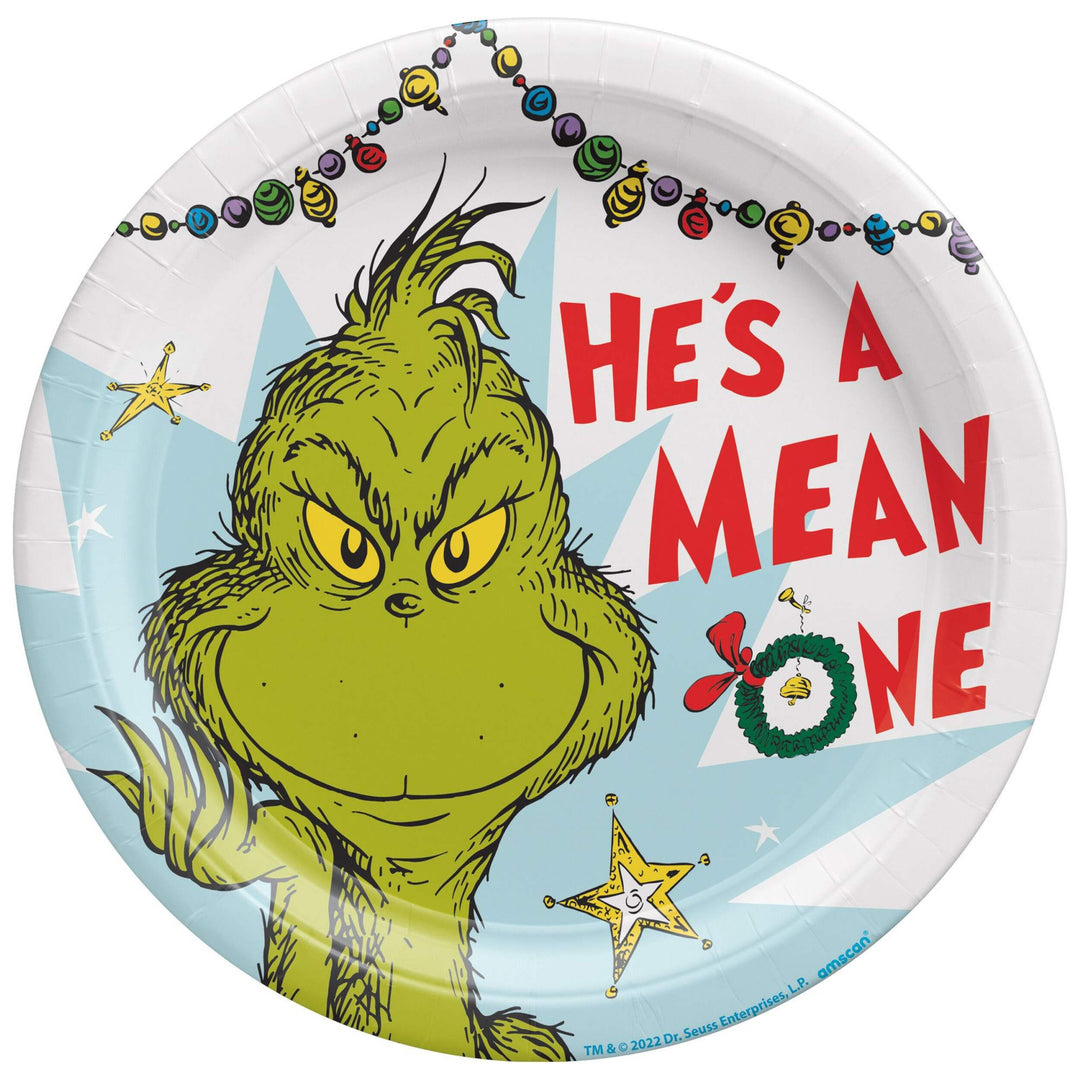 He's a mean one - The Grinch 10" Plates