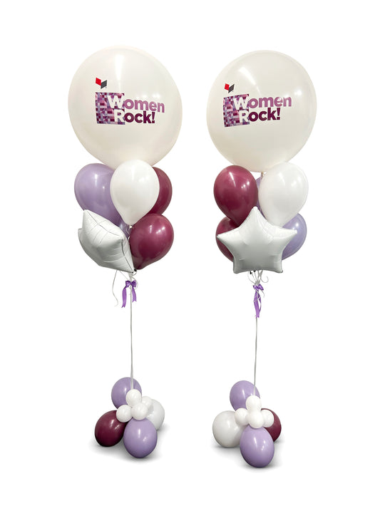 Super Jumbo Custom logo Balloon Bouquet (Qty 1)