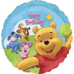 Winnie the Pooh Small Round Foil