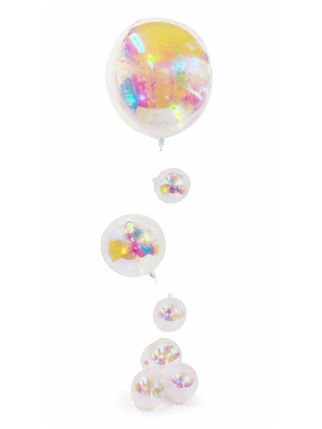 iridescent orbz balloons