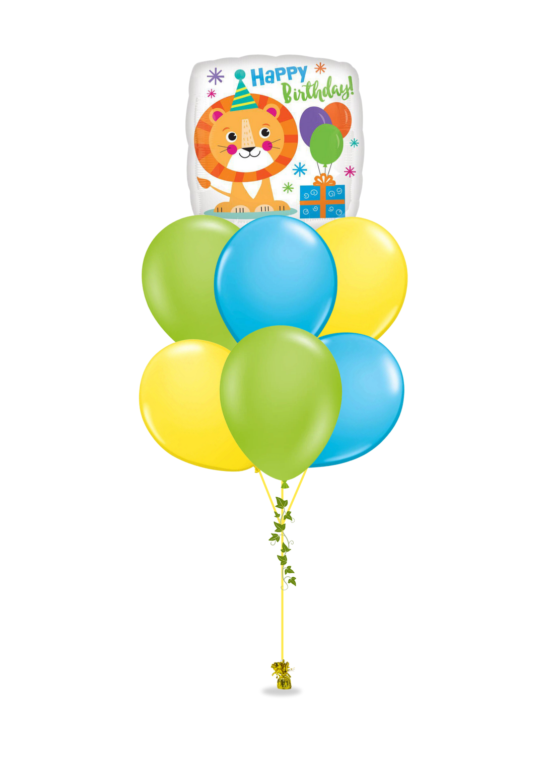 Lil Lion Birthday Balloon Package