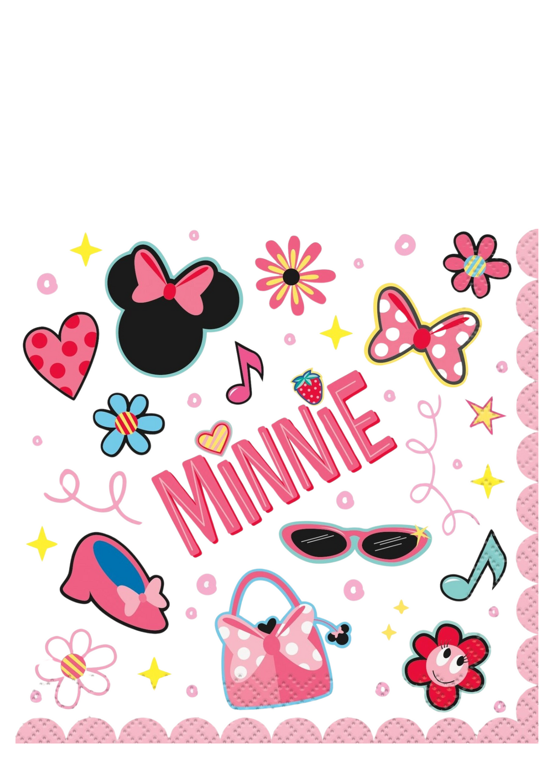 Minnie Mouse Beverage Napkins 16ct