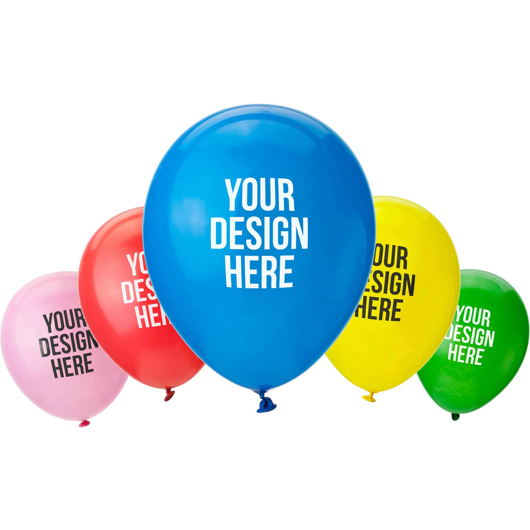 11" Custom Print Bulk Balloons (not inflated)