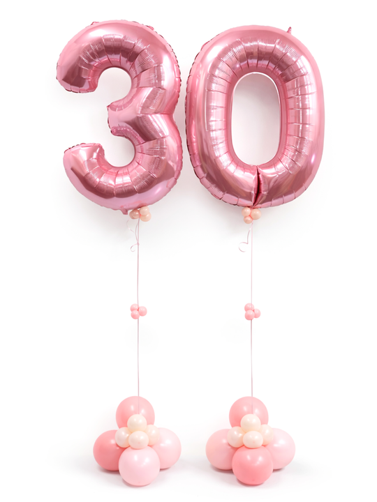 Number Balloons Jumbo (qty 1) 8 Colours