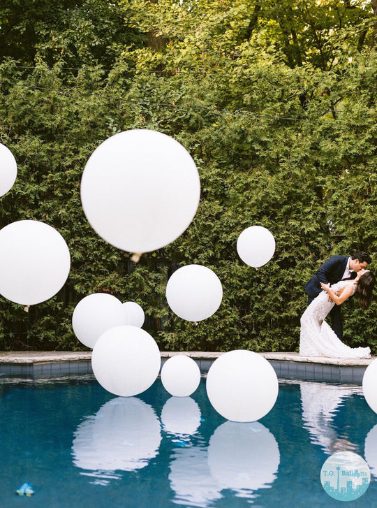 POOL BALLOONS [Read description] [+250.00 minimum install fee]