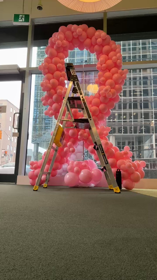 Breast Cancer Ribbon (installation included)