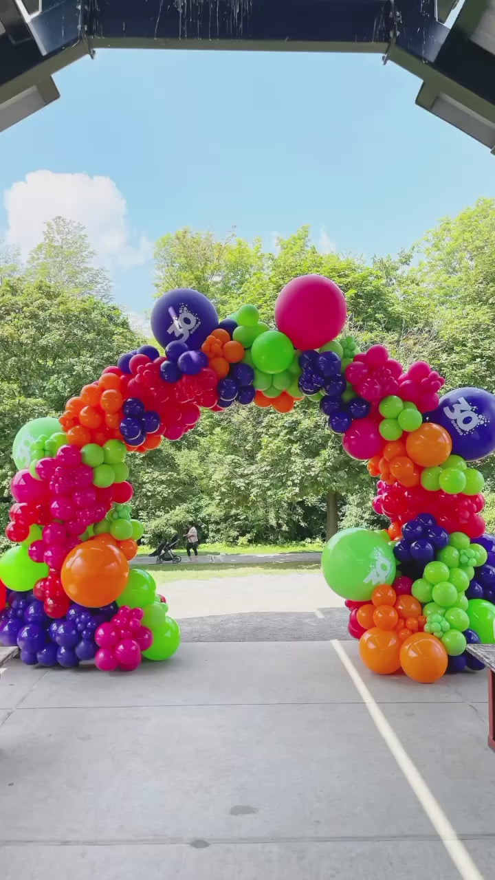 Cómo hacer un arco de globos paso a paso