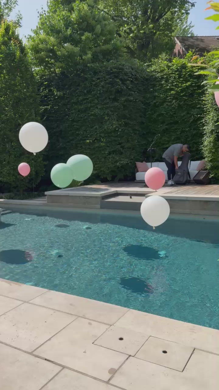POOL BALLOONS [Read description] Delivery with self install or 200 minimum install fee