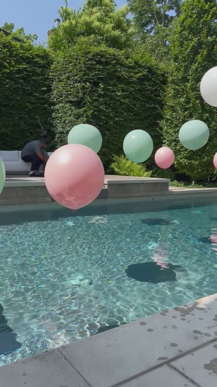 POOL BALLOONS [Read description] Delivery with self install or 200 minimum install fee