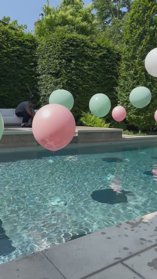 POOL BALLOONS [Read description] Delivery with self install or 200 minimum install fee