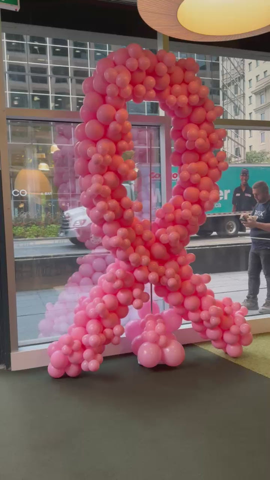 Breast Cancer Ribbon (installation included)