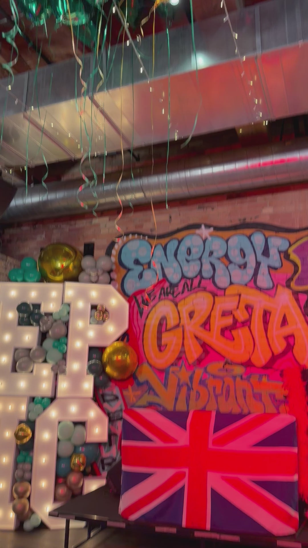 Custom balloon installation for Zapiet (not including marquees)