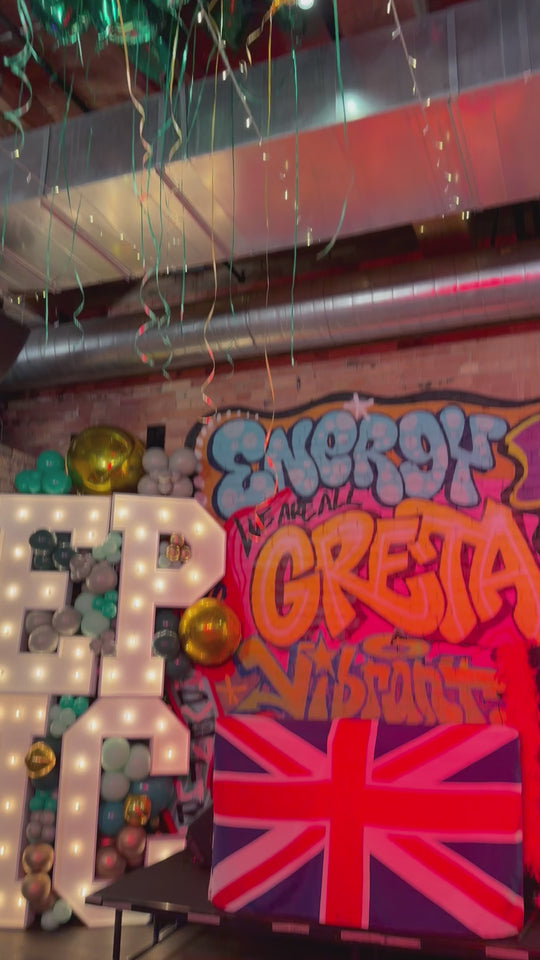 Custom balloon installation for Zapiet (not including marquees)