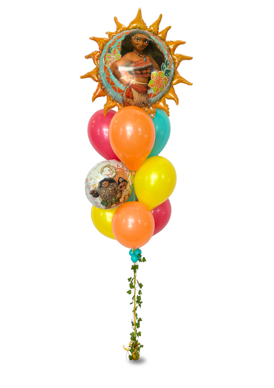 Moana Balloon Bouquet  with Sun