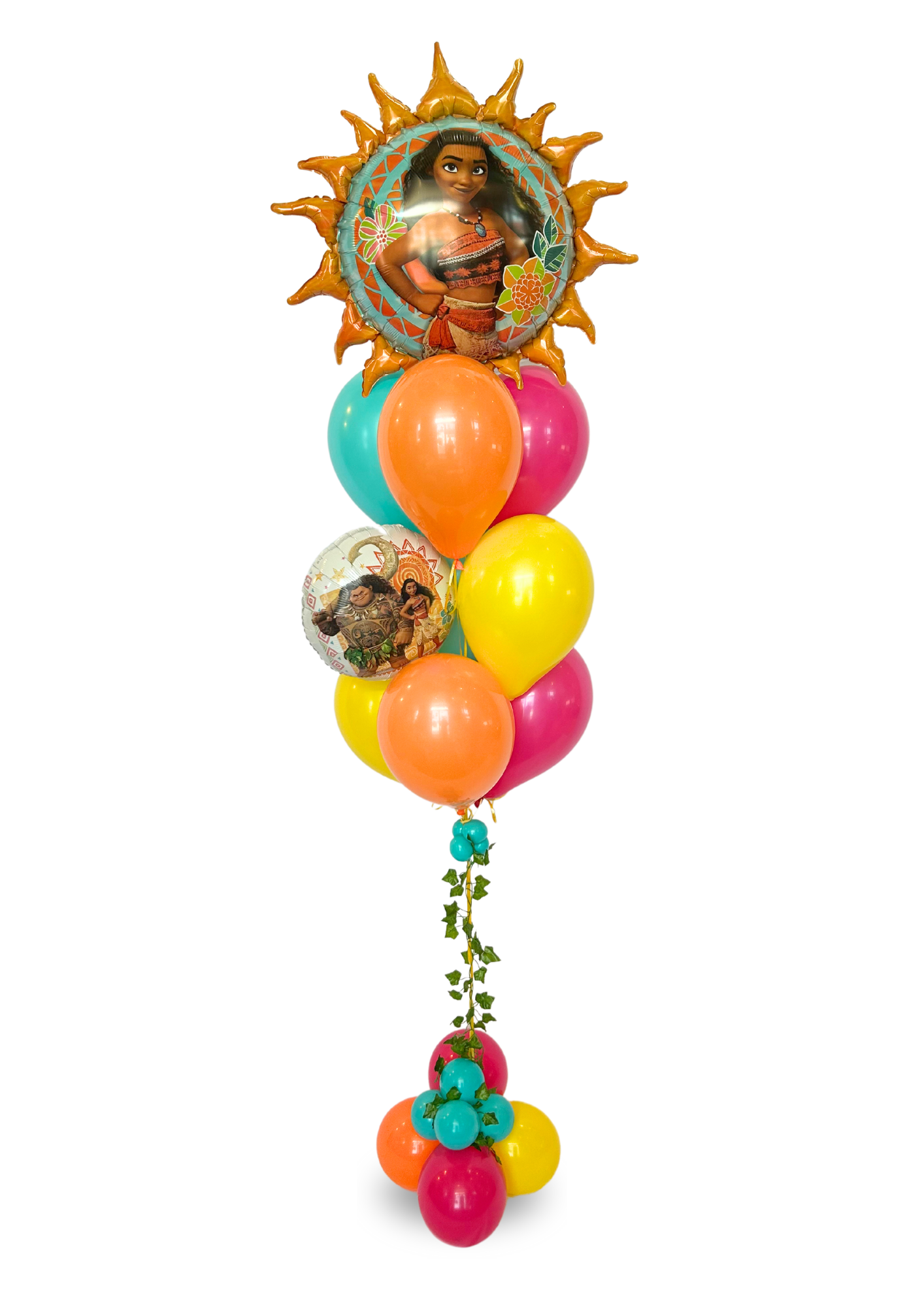 Moana Balloon Bouquet  with Sun