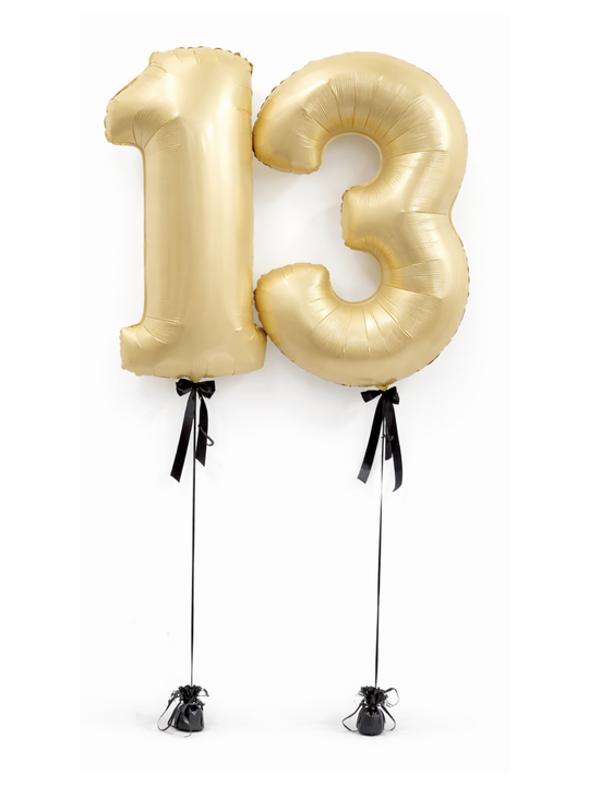Number Balloons Jumbo (qty 1) 8 Colours