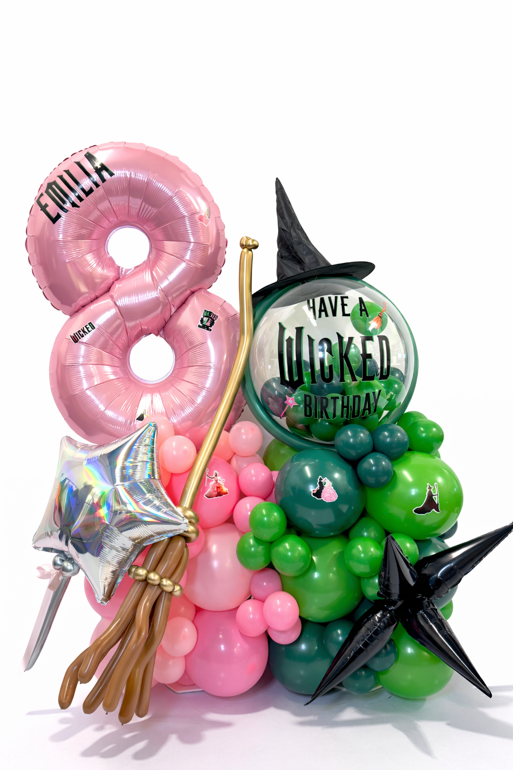 wicked movie themed balloons