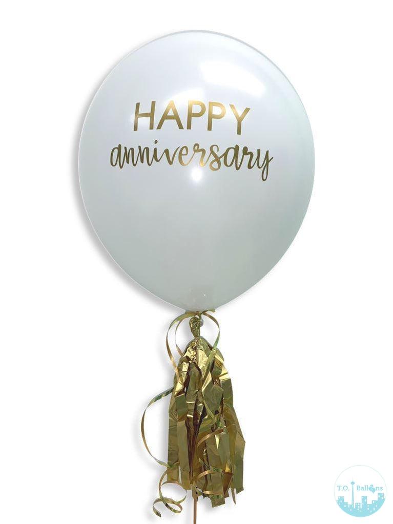 Logo balloons Happy Anniversary