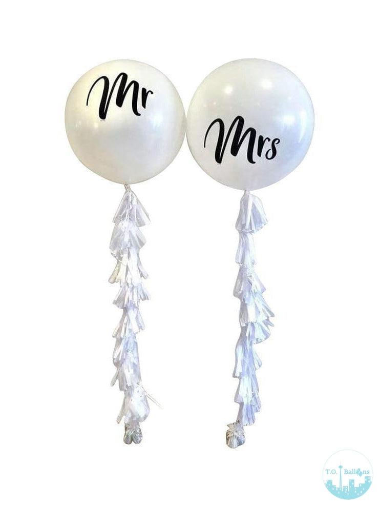 3FT MR & MRS T.O. Balloons 