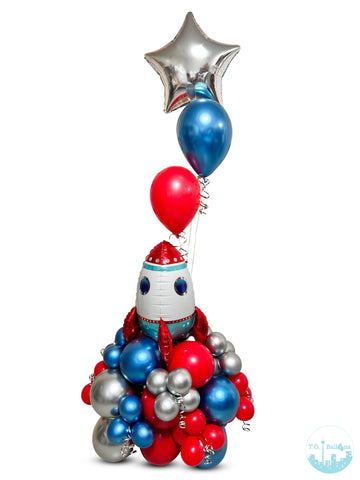 Rocket Ship Balloon Stand