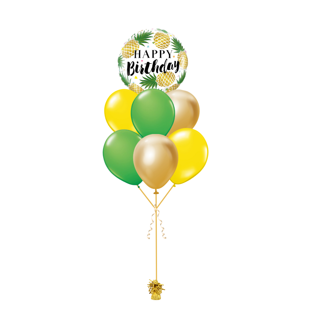 SMALL FOIL BOUQUET Birthday/Happy engagement (includes 6 - 11" balloons)