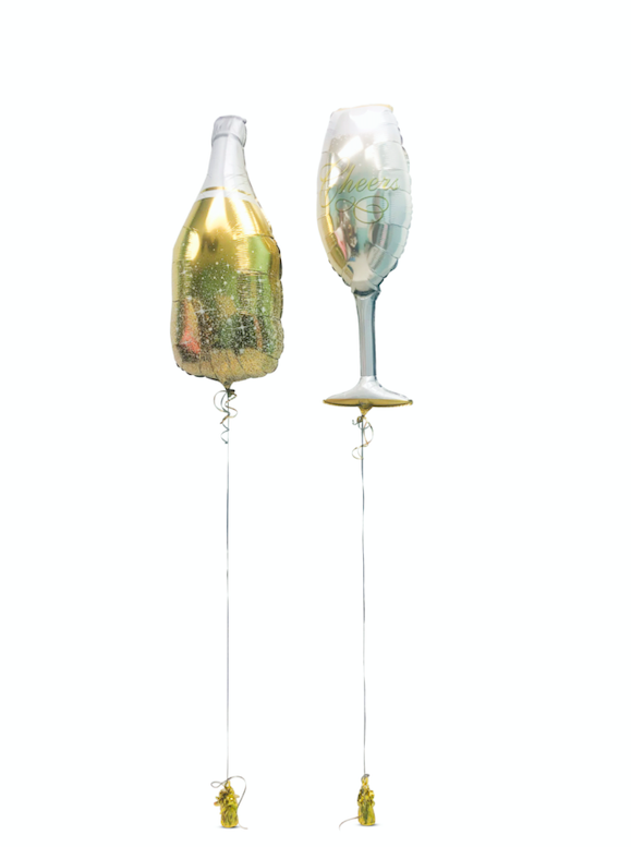 champagne balloons