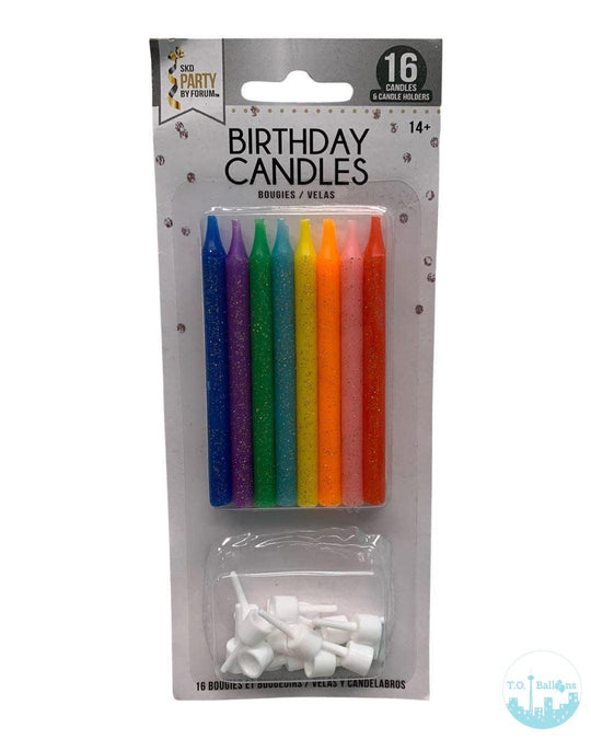 rainbow candles