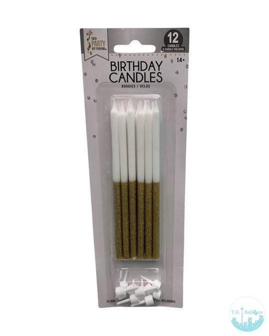 gold candles