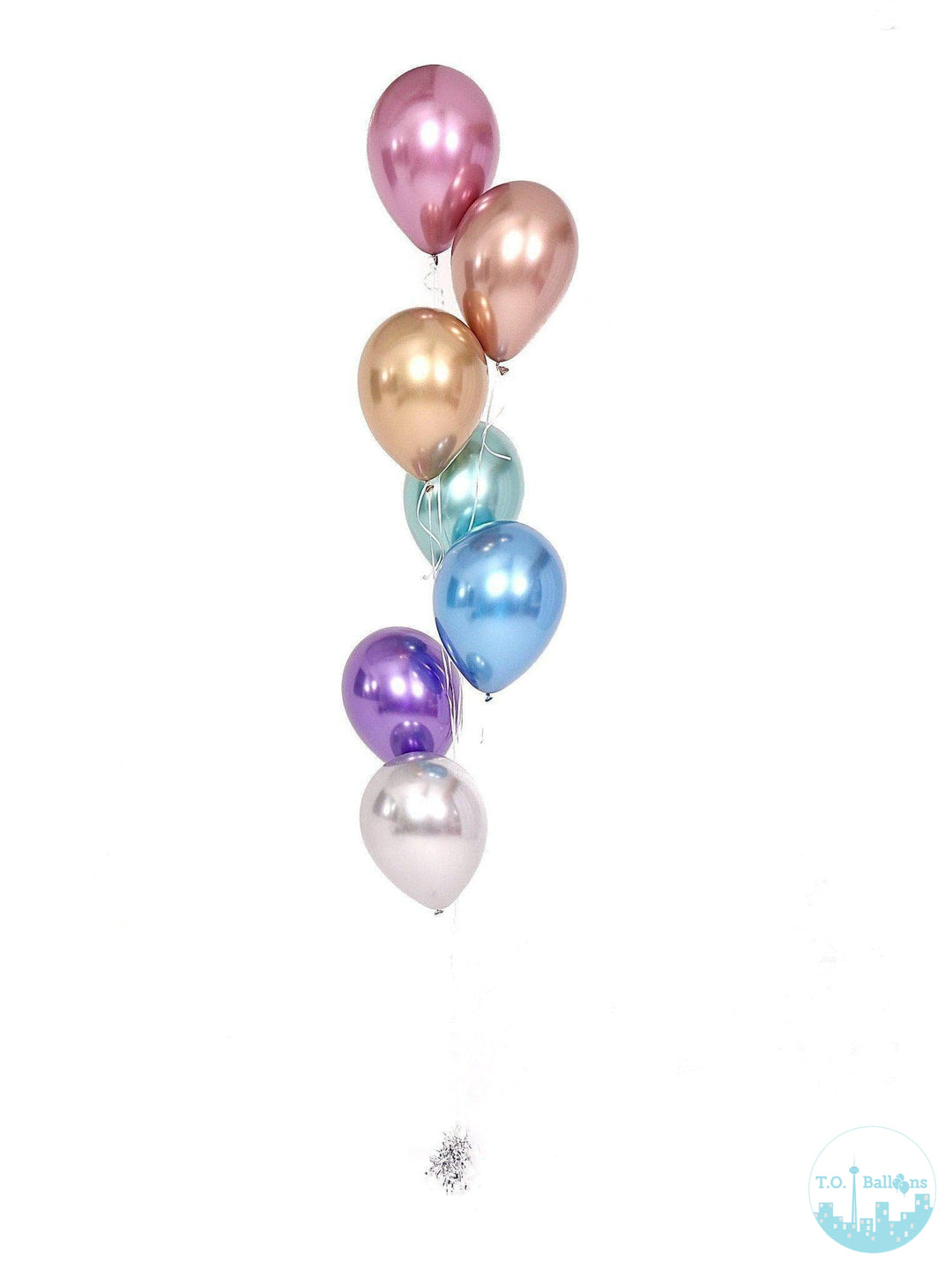 chrome balloons 