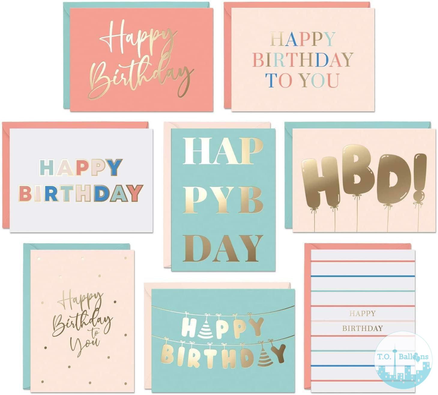 Handwritten Card (we write it for you) Balloons T.O. Balloons 