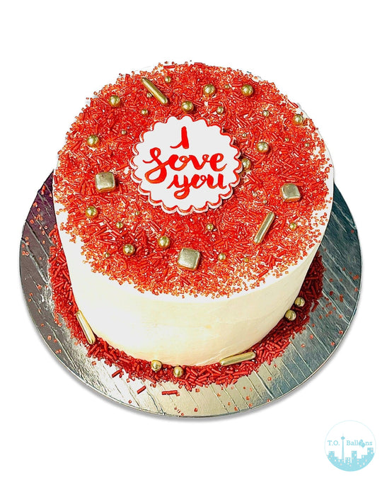 I LOVE YOU CAKE
