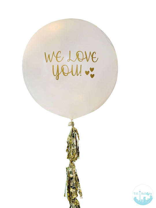 PERSONALIZED 3FT T.O. Balloons 