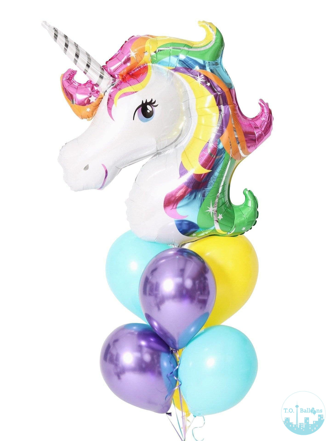 Rainbow Unicorn Balloons